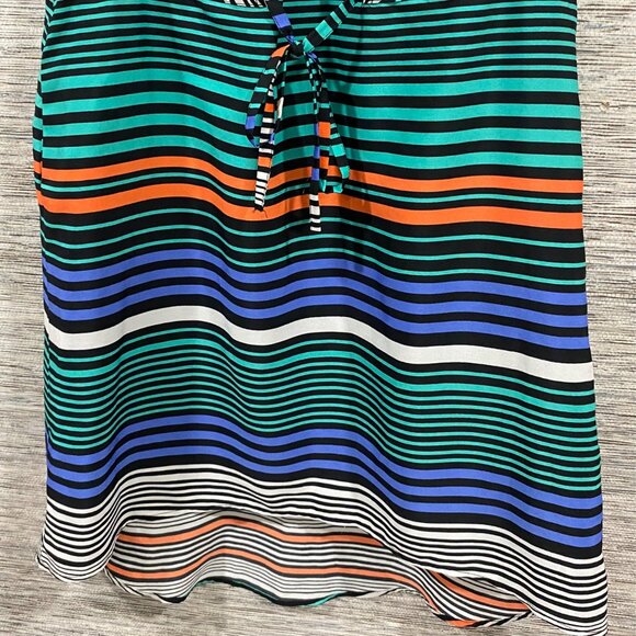 Sleeveless Striped Merona Dress With Drawstring Waist Size S/P - Picture 2 of 4